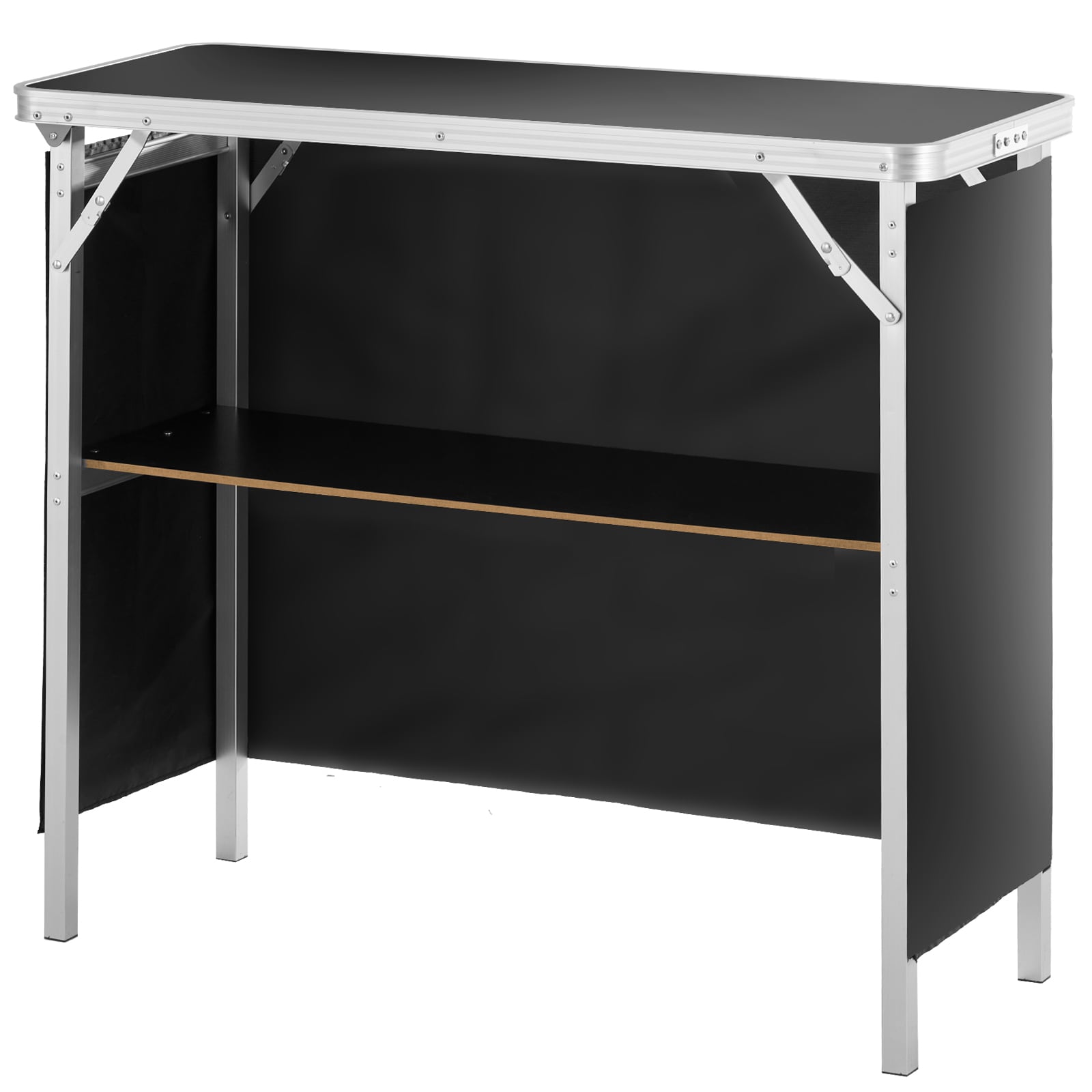 Folding Portable Bar Table For Exhibition And Events With Carry Case_voghion.com
